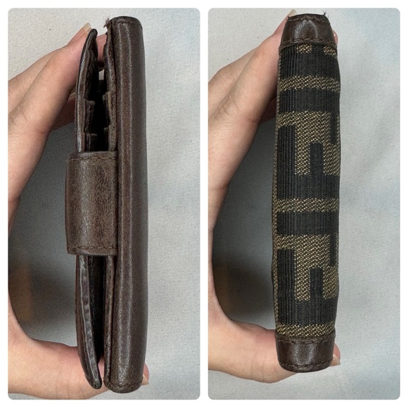 Authentic Fendi Zucca Double Sided Bifold Wallet - Picture 11 of 12